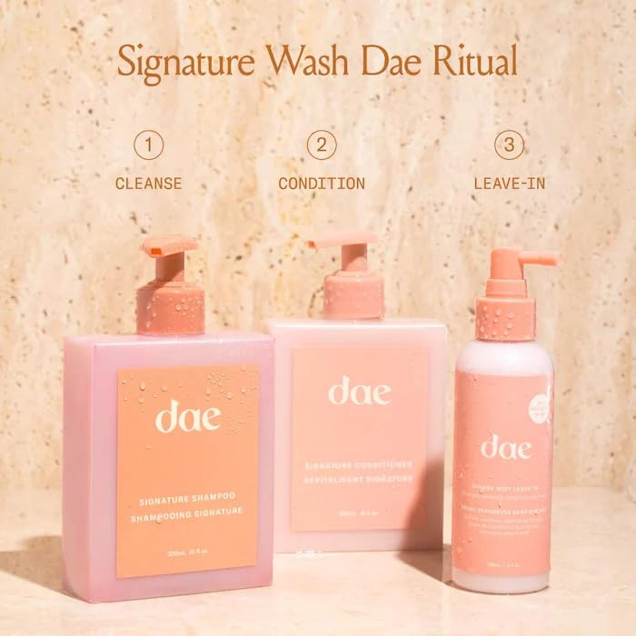 DAE Signature Shampoo eco-packaging highlights sustainable packaging