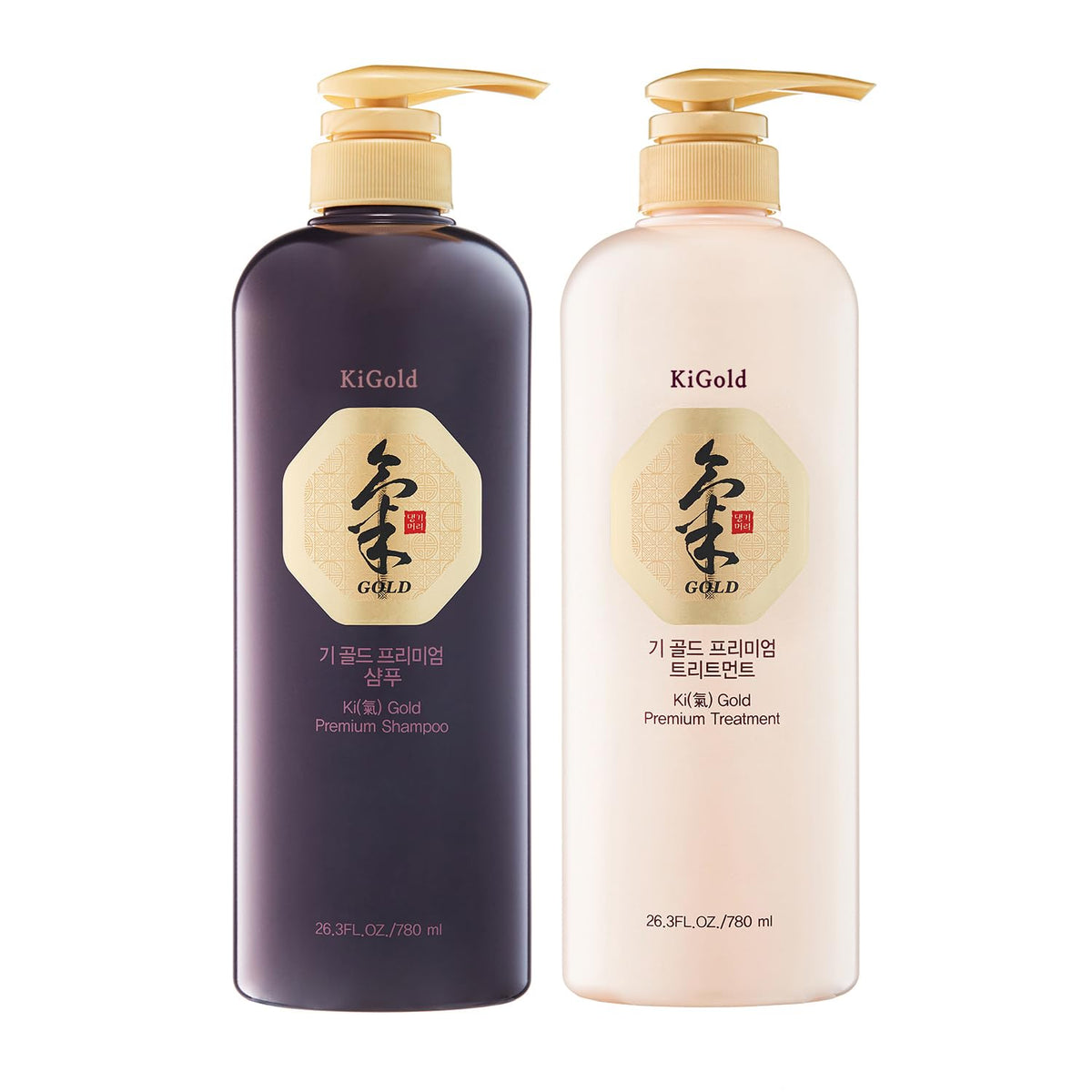 Daeng Gi Meo Ri Ki Gold shampoo bottle promotes scalp nourishment