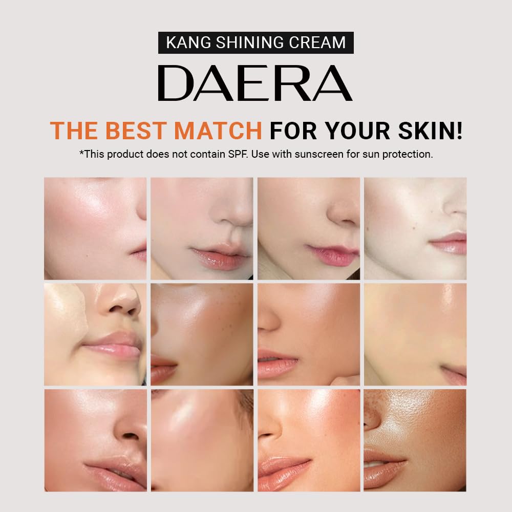 DAERA Kang Shining BB sin SPF incluido; aplica protector debajo