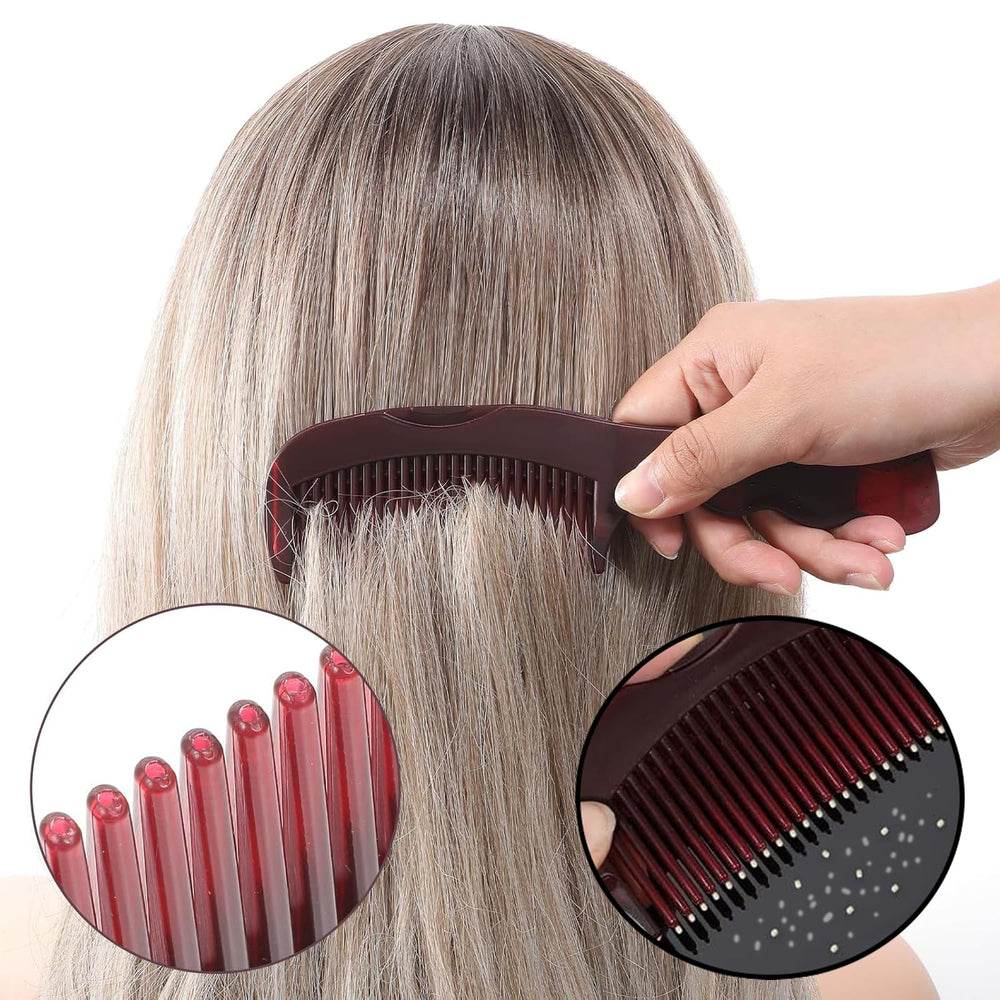 Dafeng dandruff comb red gift set for hair care.