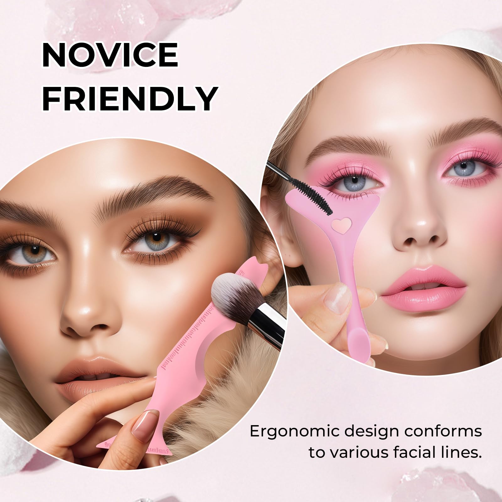 DAGEDA reusable silicone stencils with easy cleaning after makeup