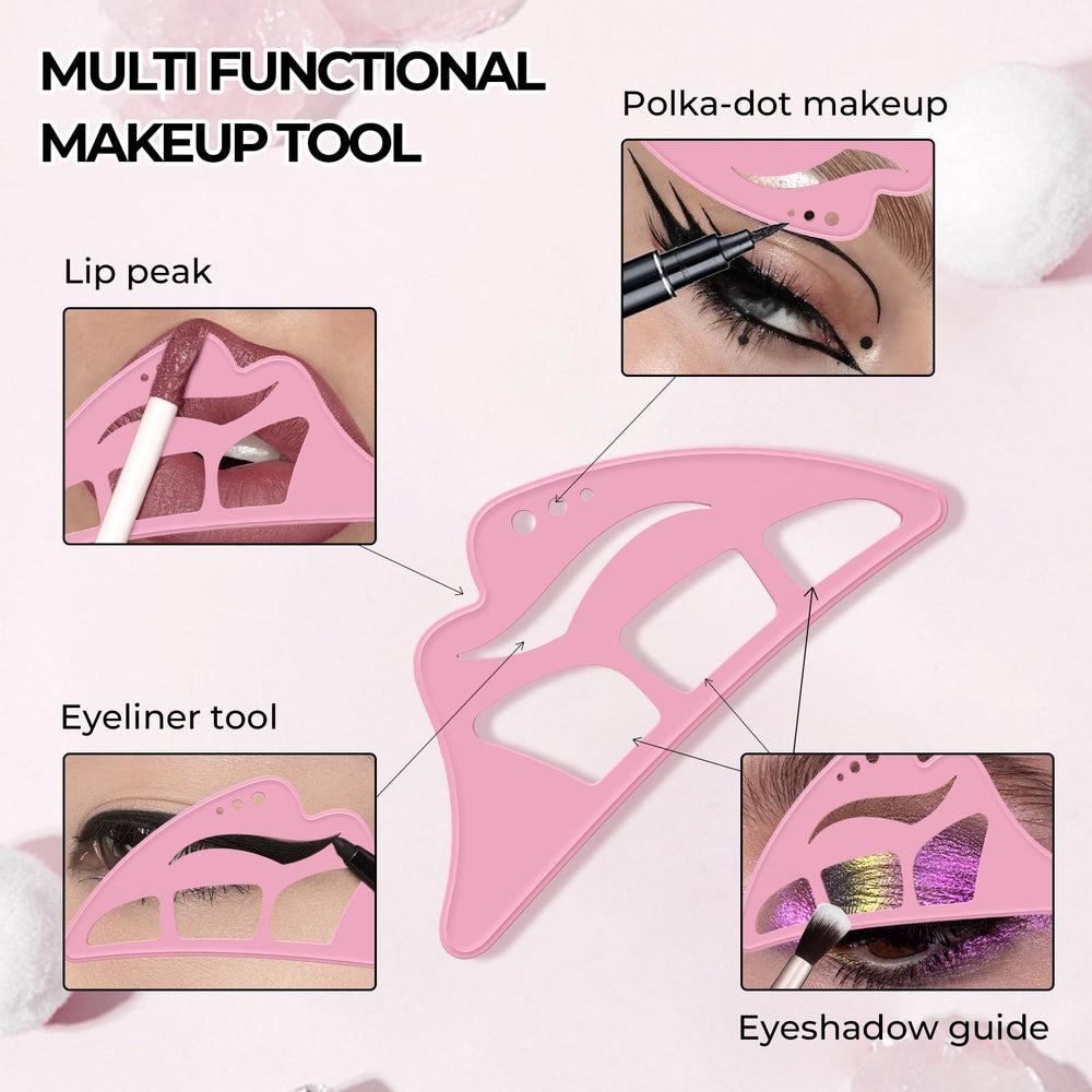 DAGEDA silicone eyeshadow tool and ruler close-up for layered smoky eye