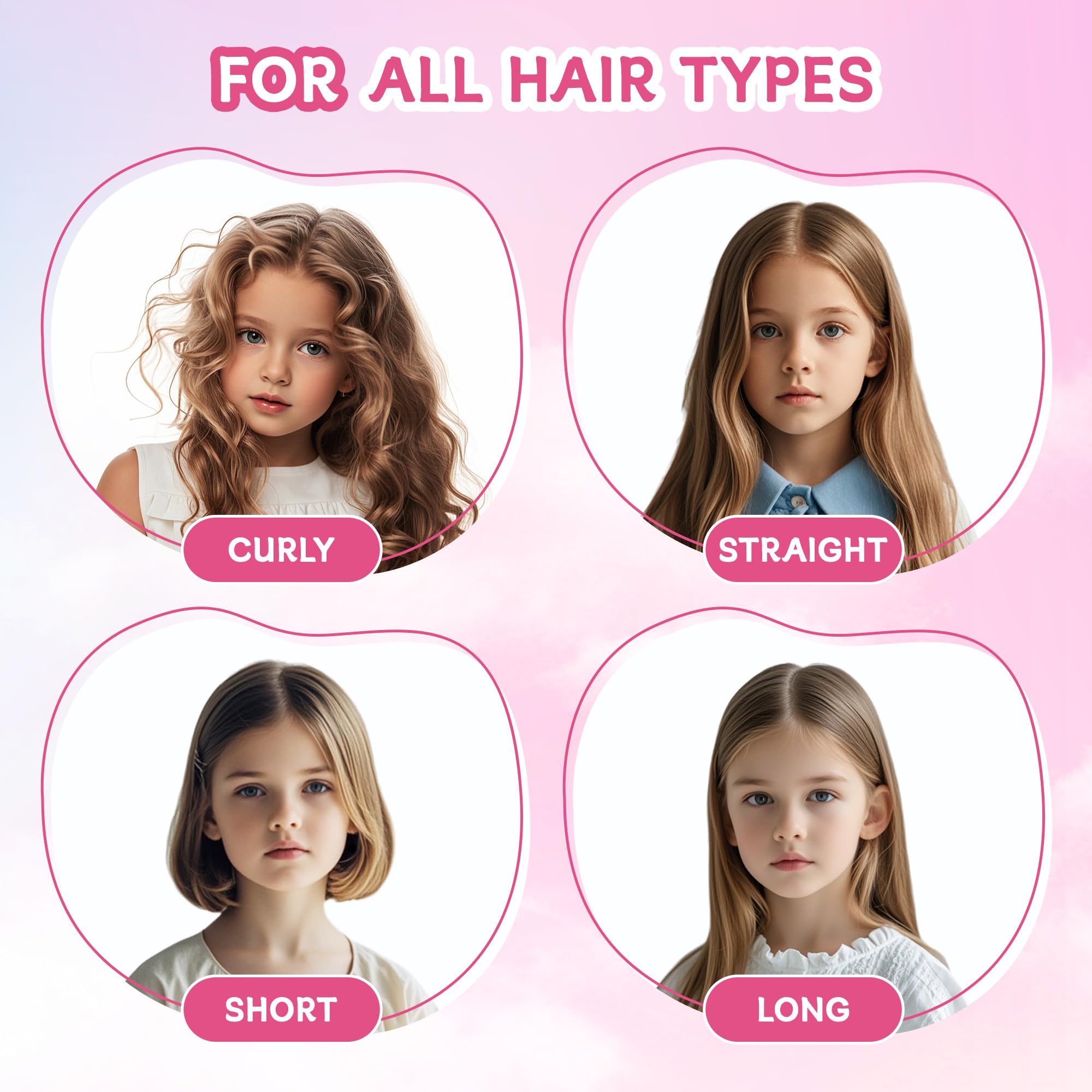 DAGORTE soft silk fabric touch shows hair-friendly material for gentle curl formation