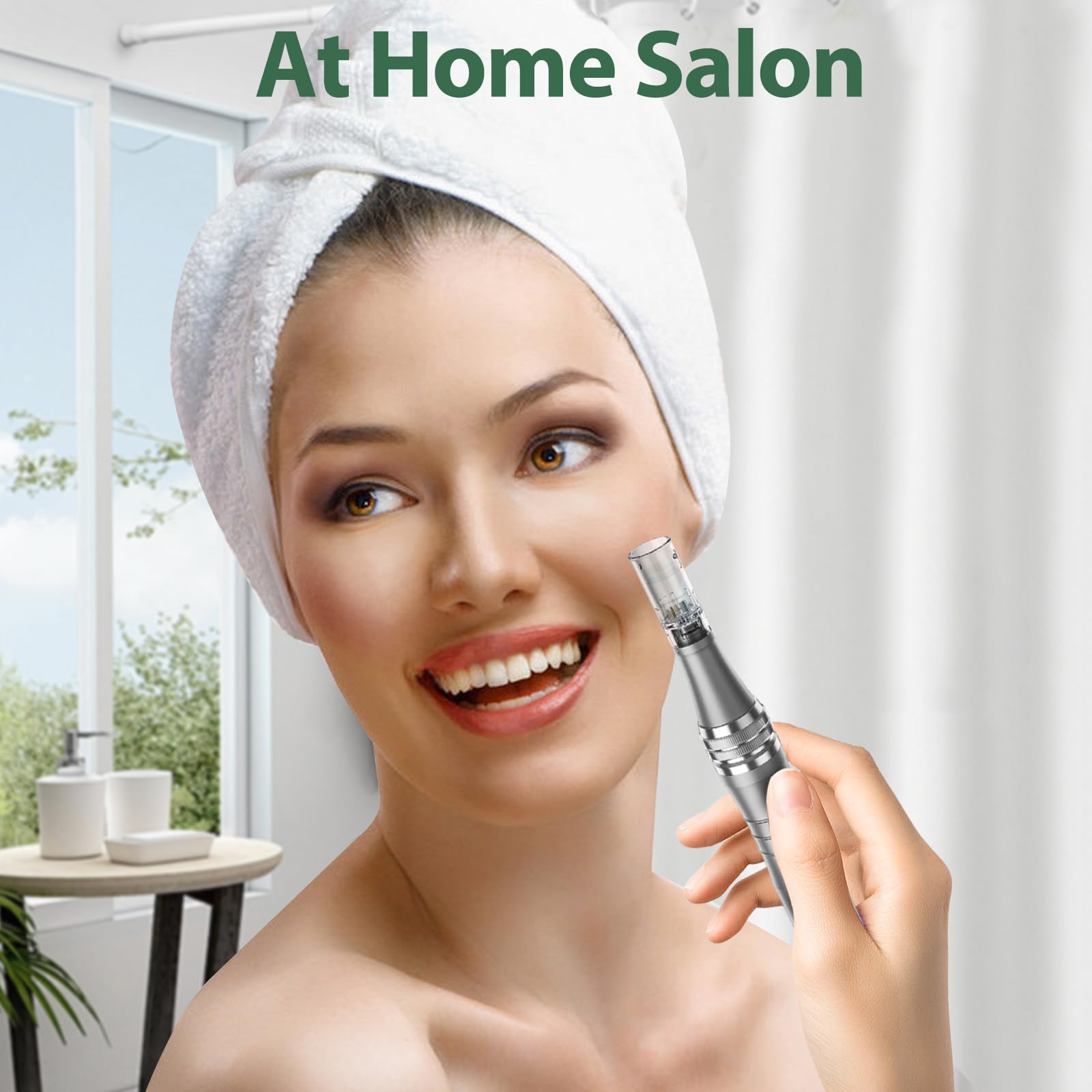 DAHOZE DermaStamp System assembled ready-to-use at-home device.