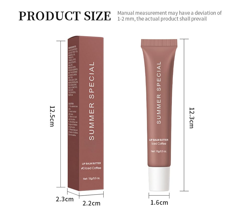 DaiLaiFu featherlight lip balm texture demonstrates non-sticky application