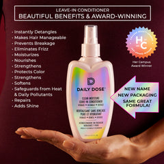 DAILY DOSE color-treated hair protection highlights color-safe conditioning and shine