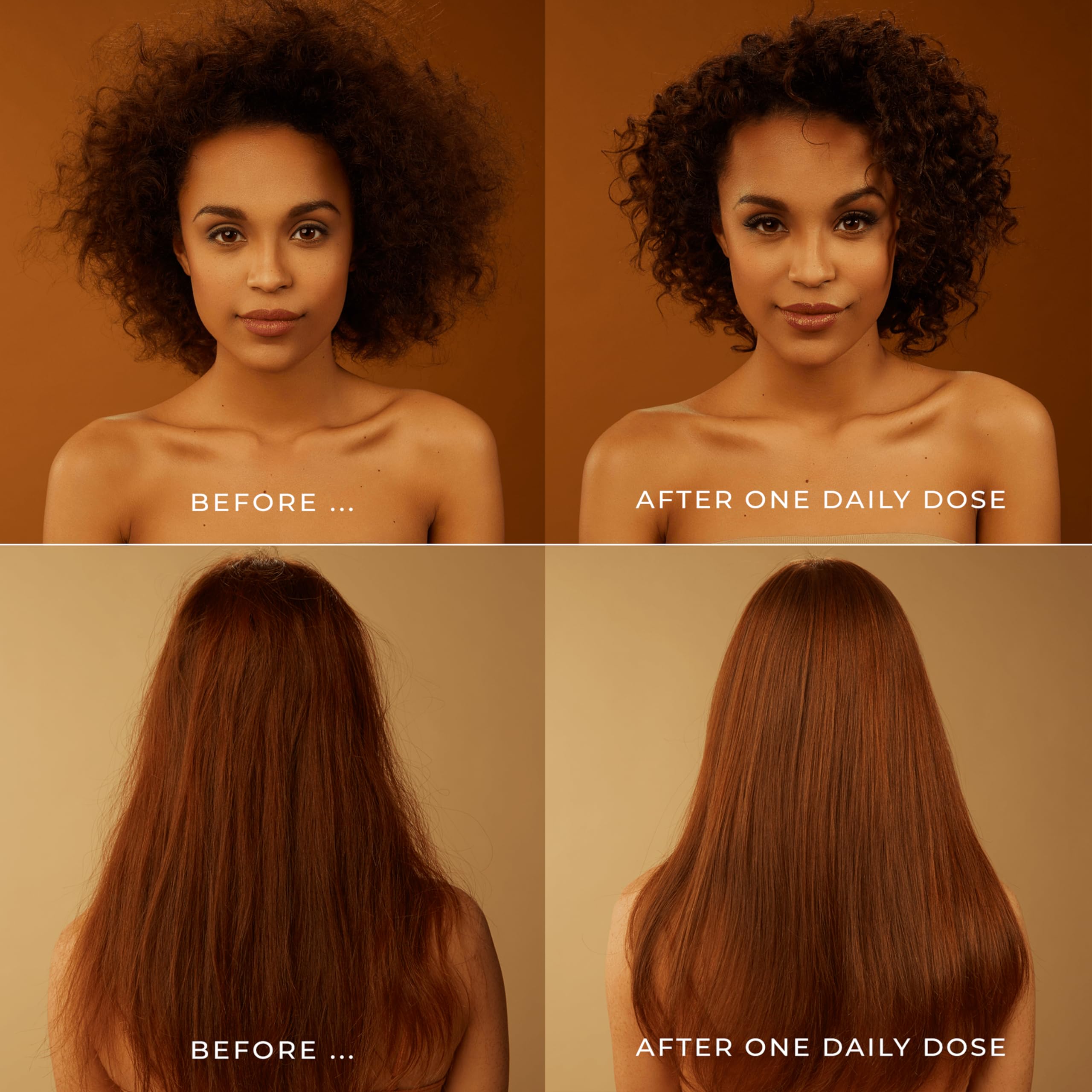 DAILY DOSE Shine-softness closeup highlights natural luster and touchable softness.