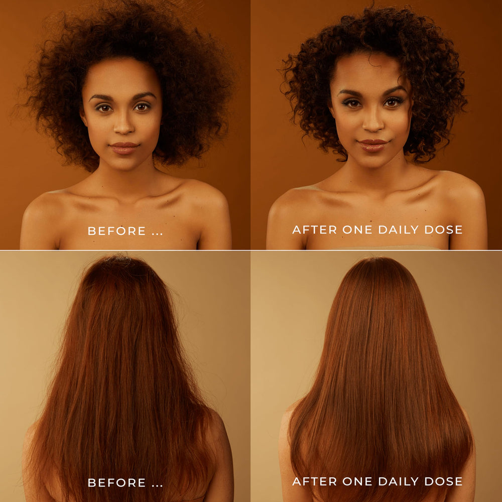 DAILY DOSE Shine-softness closeup highlights natural luster and touchable softness.