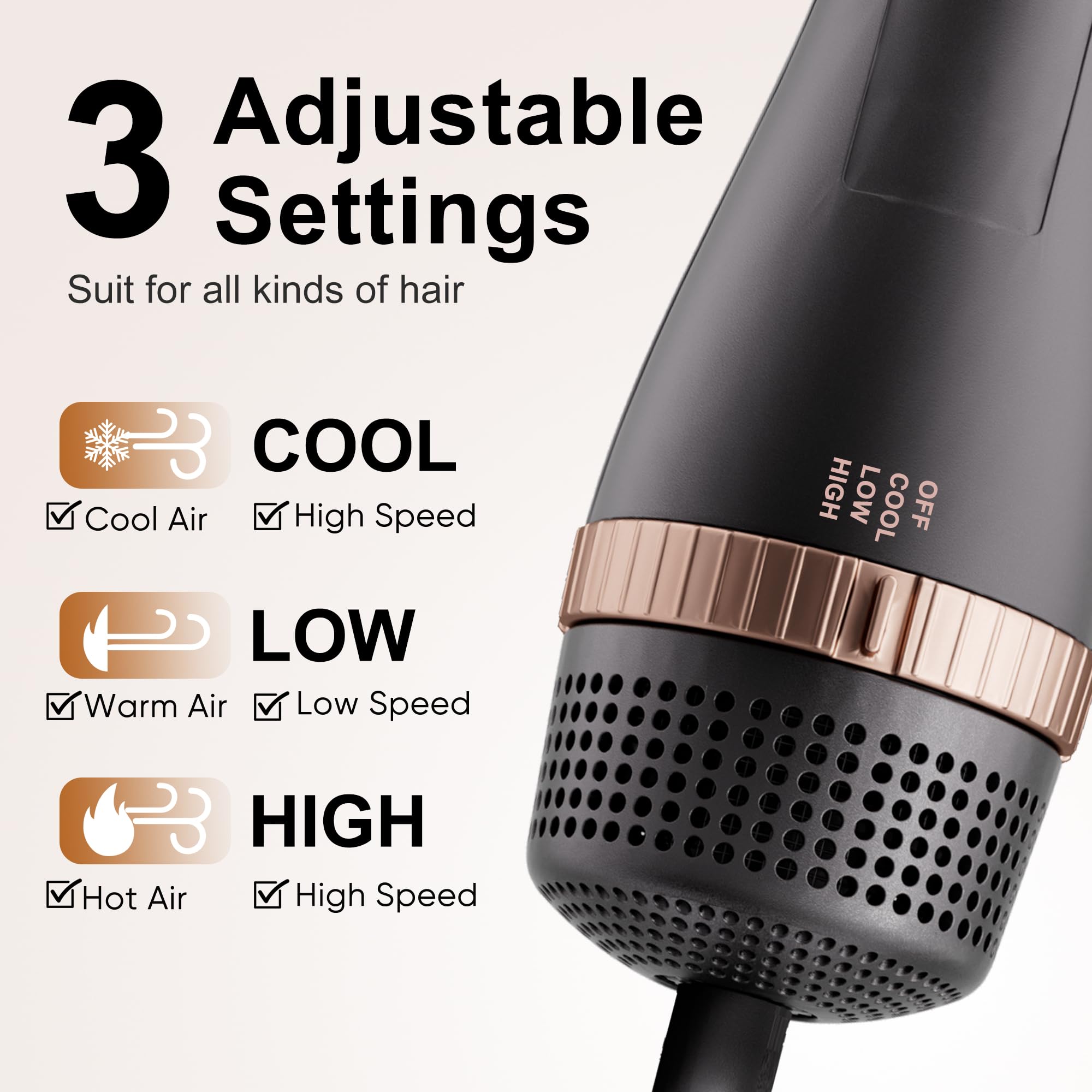 DAILYLIFE lightweight ergonomic design for comfortable styling