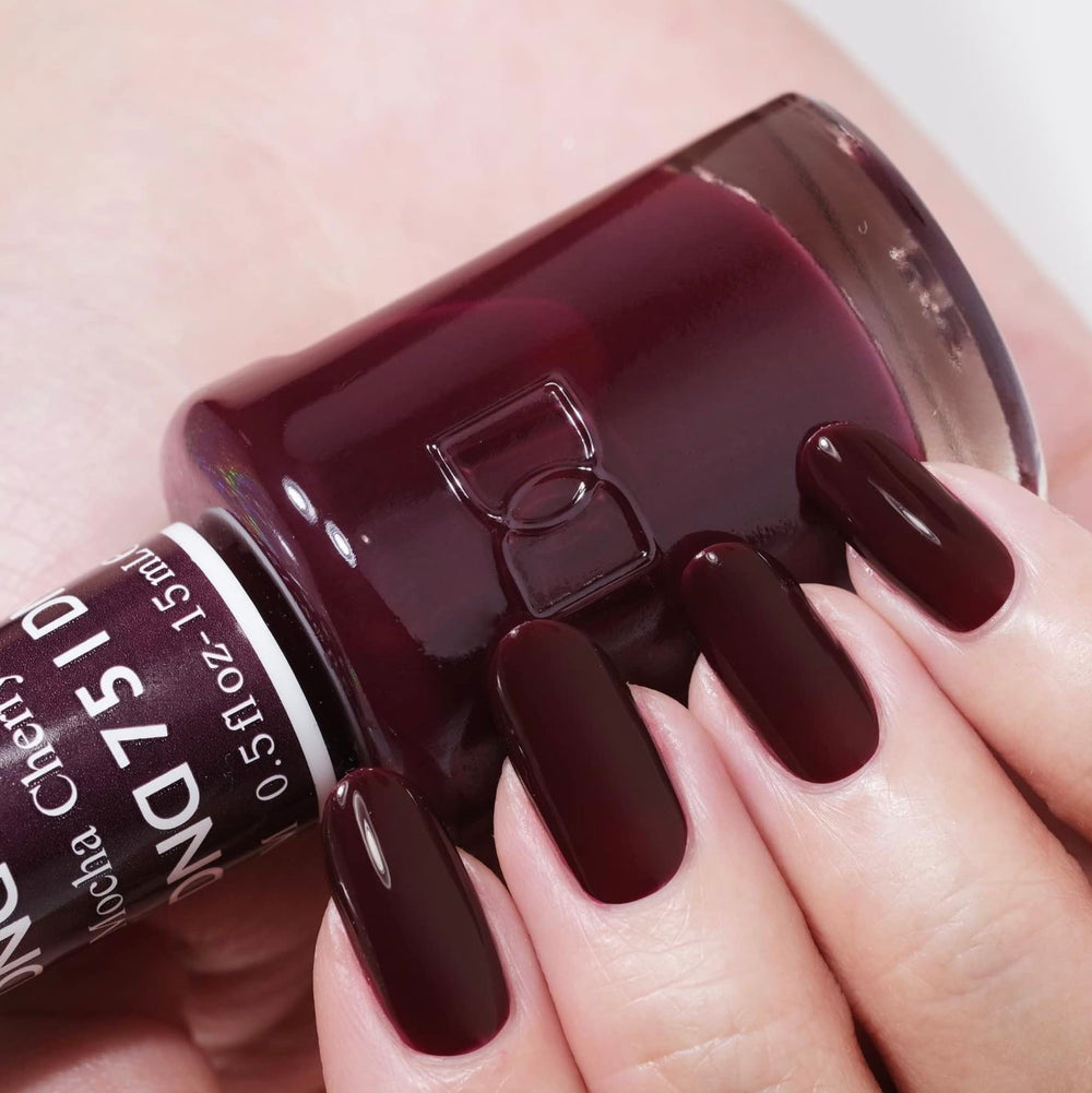DAISY DND complete duo-pack close-up emphasizes color coordination for home manicure.