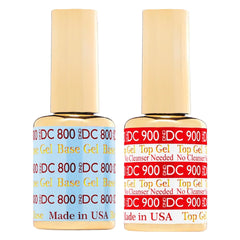 Daisy DND DC Base Gel 800 bottle front view, showcasing base protection for durable, chip-free nails.