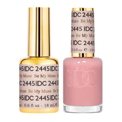 DAISY DND DC gel polish Be My Muse 2445 bottle with sheer natural pink shade for customizable color