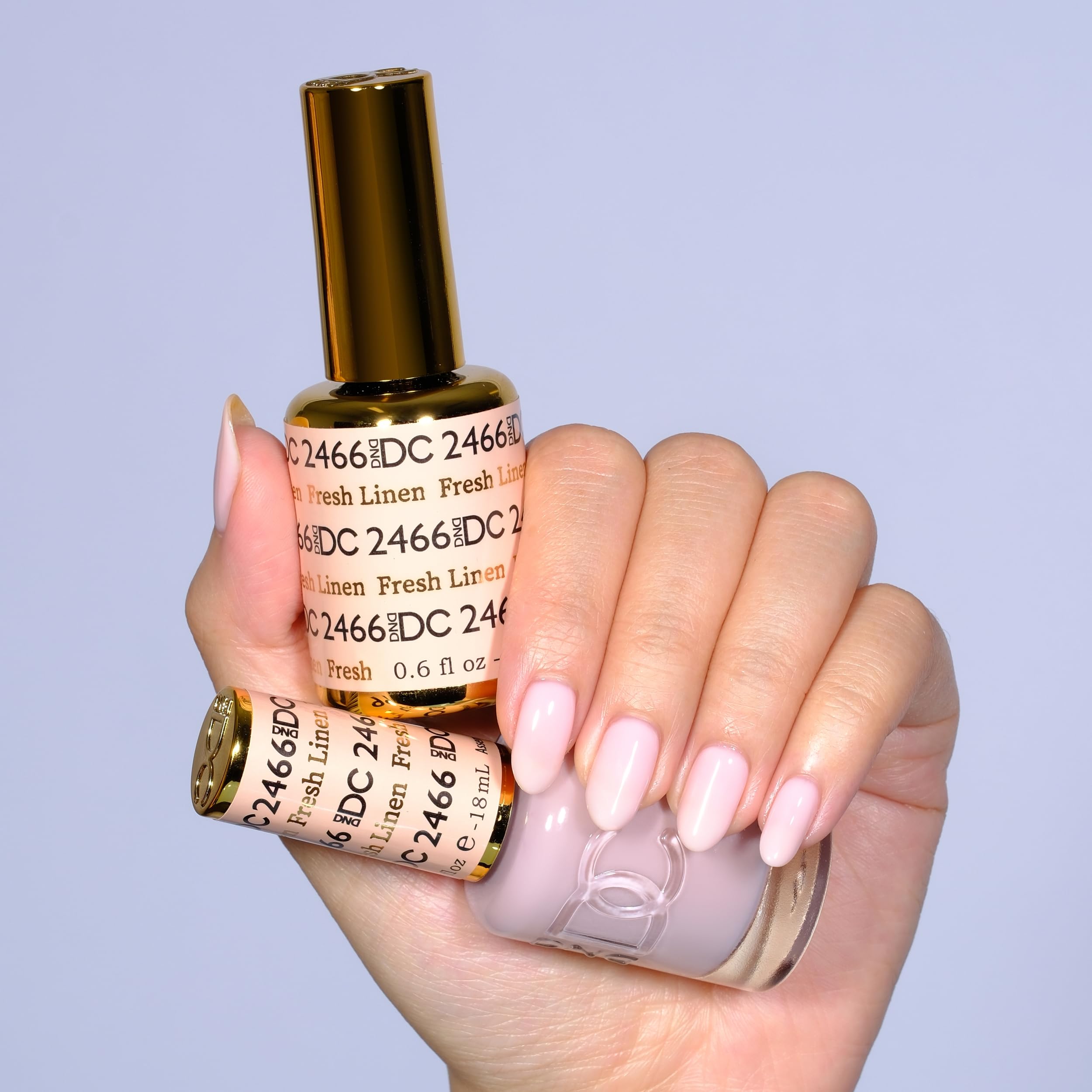 Daisy DND DC Gel Polish set application swatches show versatile color depth.