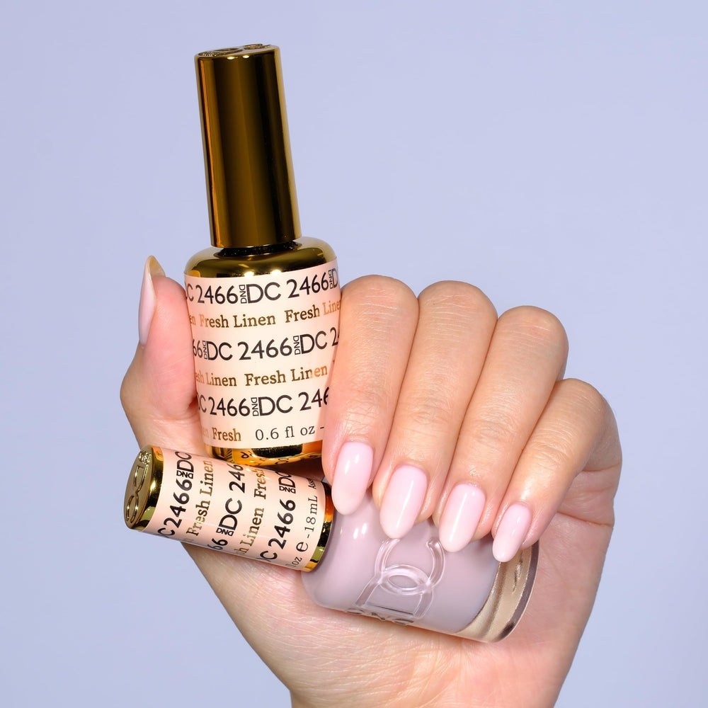 Daisy DND DC Gel Polish set application swatches show versatile color depth.