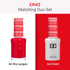 Daisy DND gel swatch blue bottle highlights full-coverage gel finish.