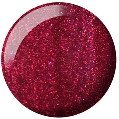 Daisy DND Holiday Pomegranate lacquer bottle in coordinated red shade for at-home mani