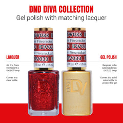 Daisy DND lacquer duo bottle with matching shade for dual wear