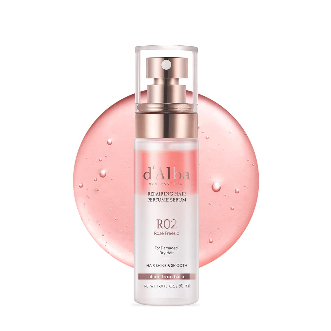 d'alba Piedmont Italian White Truffle Serum bottle front for premium hair care.