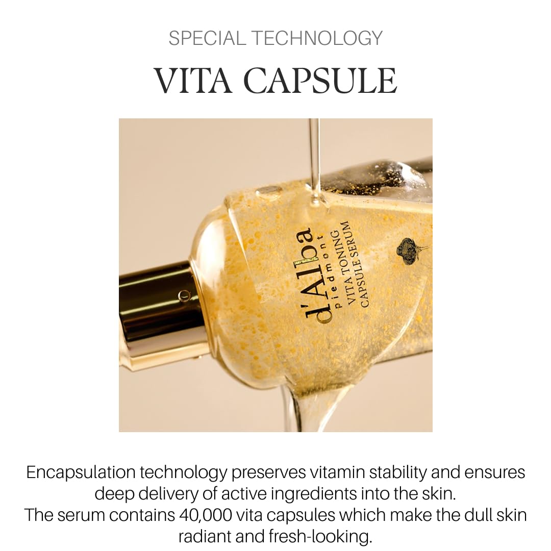 d'alba Piedmont niacinamide and vitamin C boost the serum's brightening potential