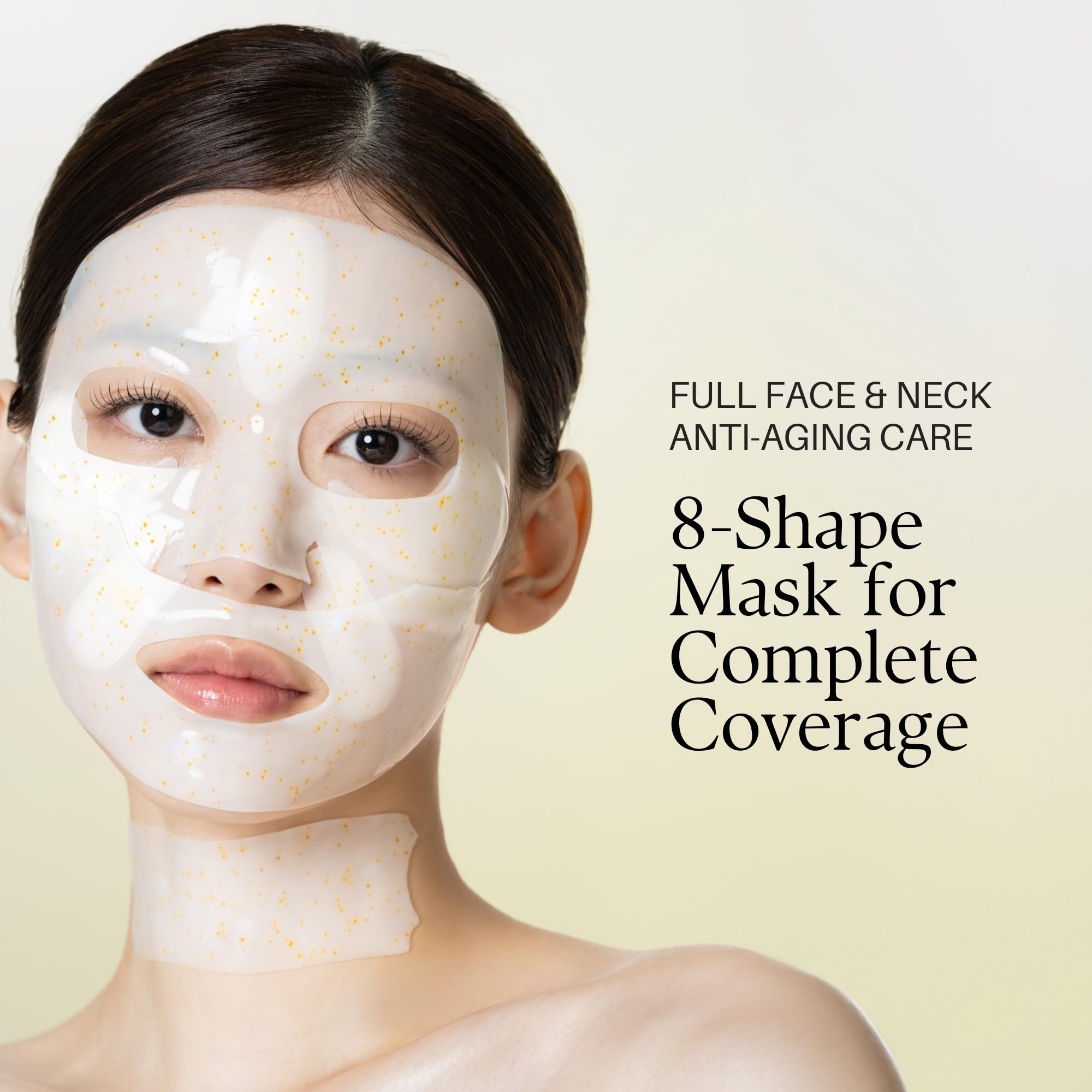 d'alba Piedmont Signature Vita Capsule Hydrogel Mask sheet closeup showing hydration-ready texture