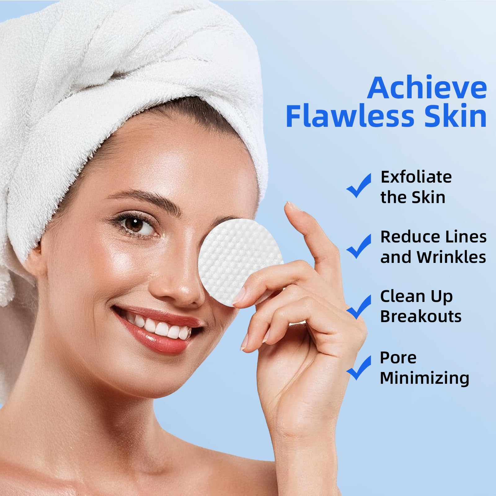 Dalin Glycolic Pads jar packaging, showing 60 pads for convenient daily use.