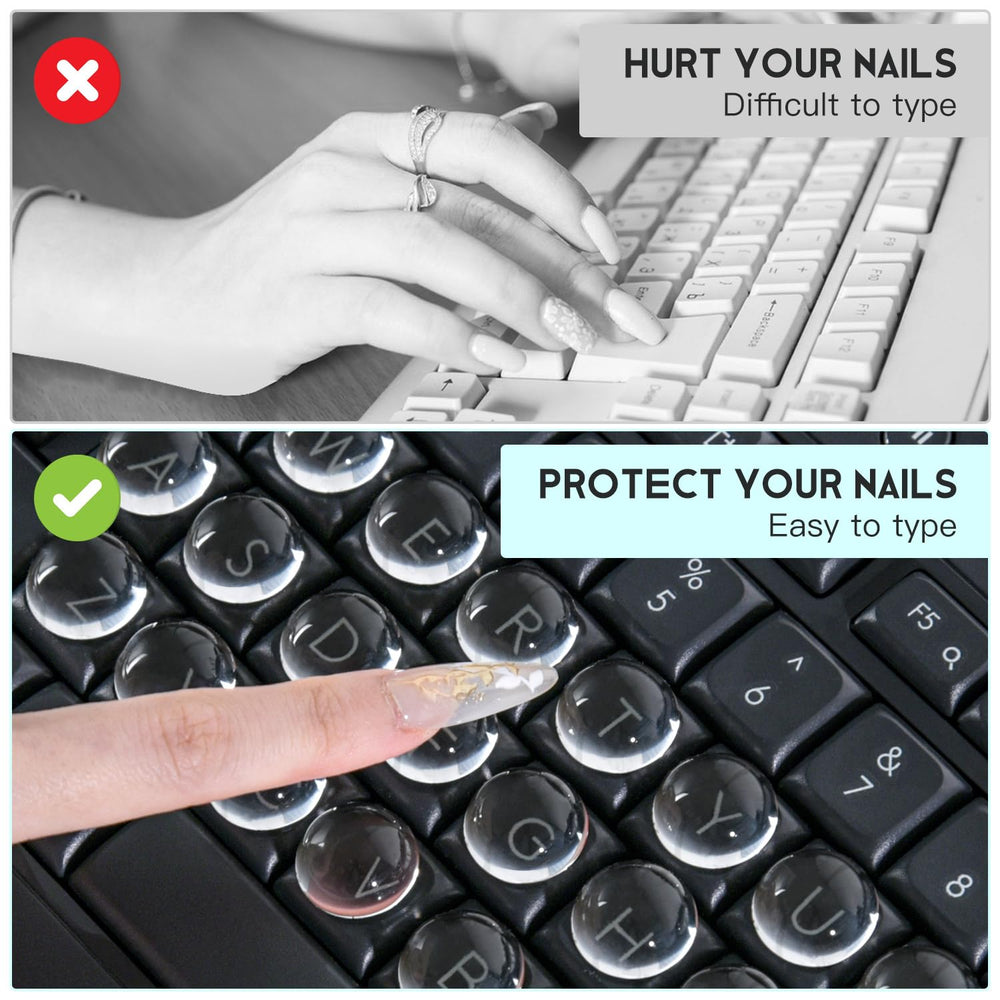 DAMMOMKO easy-application keyboard sticker with adhesive tape for quick install