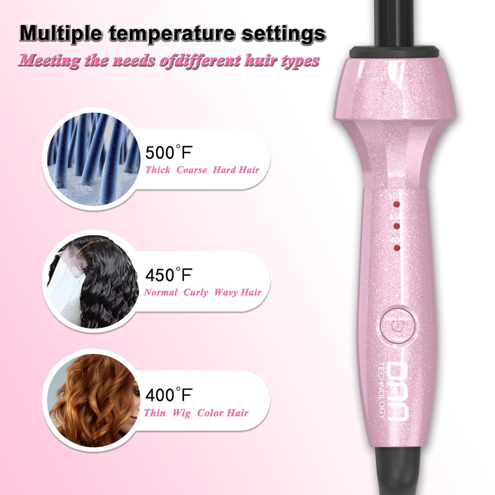 DAN Technology Dan 500℉ hot comb pink auto shut-off safety feature