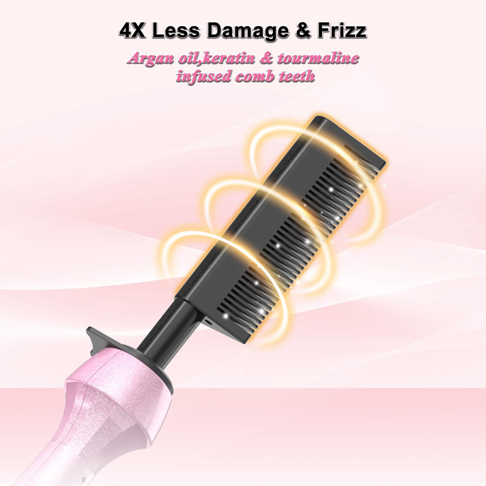 DAN Technology Dan 500℉ hot comb pink temperature controls for precise heat settings