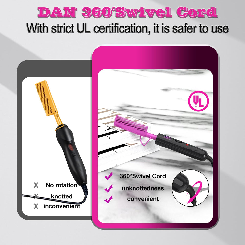 DAN Technology comb portable design fits any bag.
