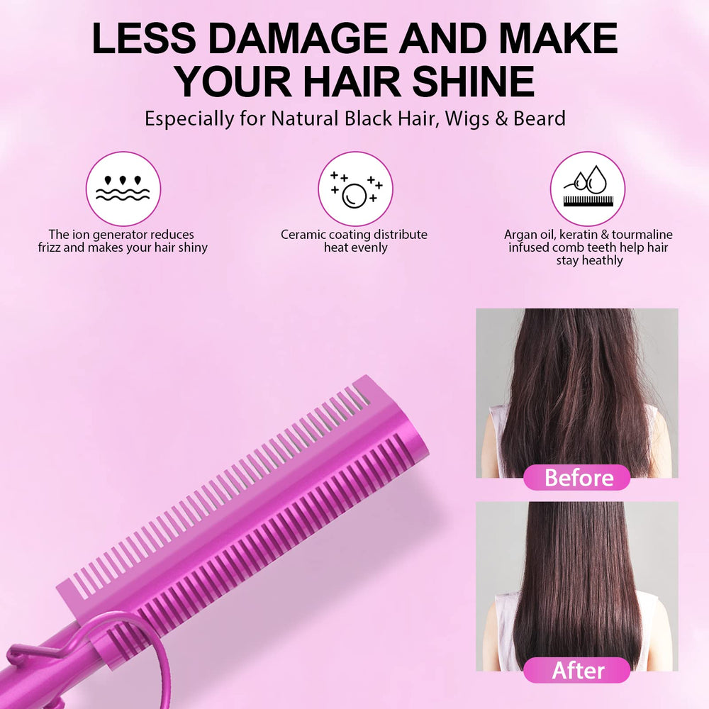 DAN Technology hot comb for baby hair detailing with fine back teeth
