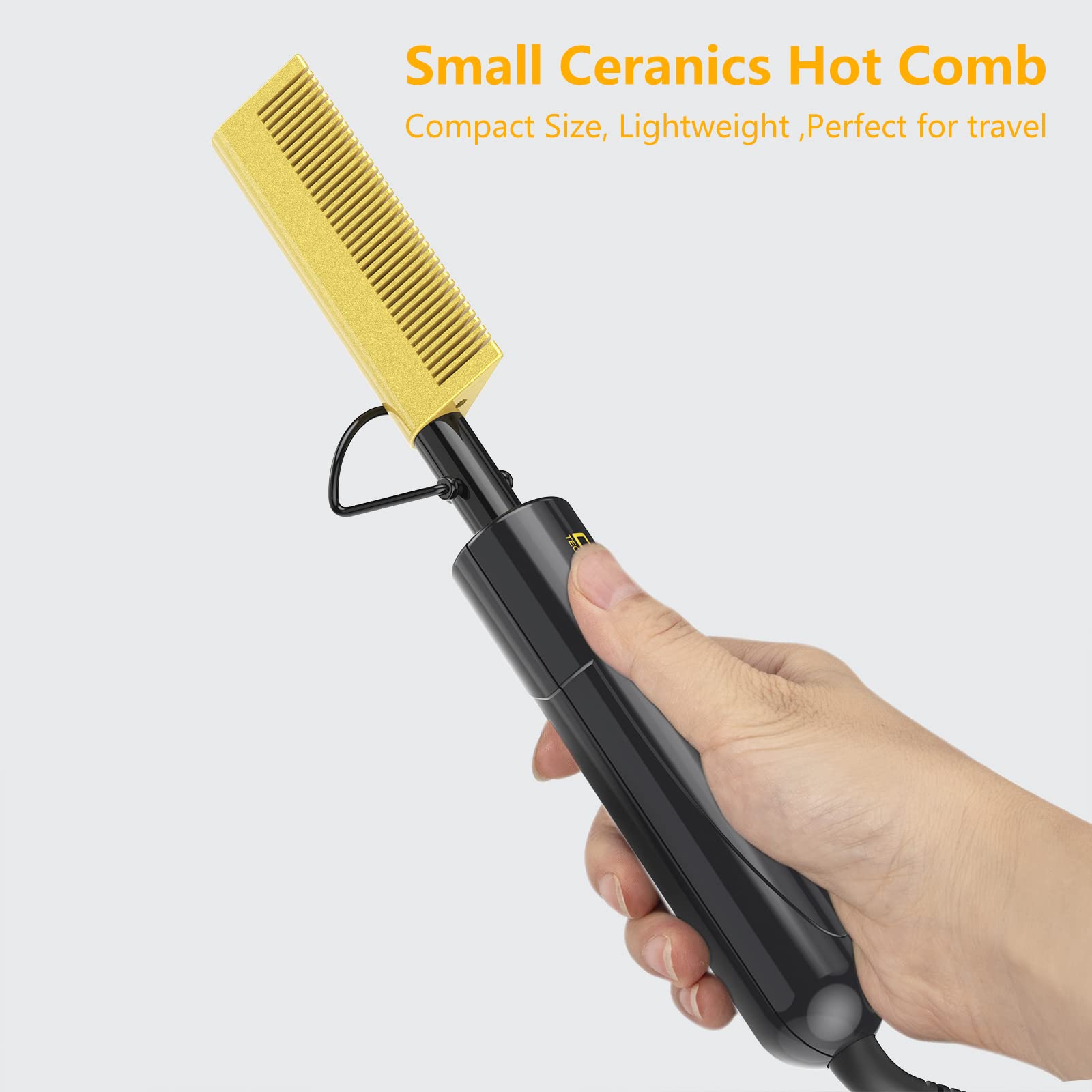DAN Technology hot comb fast-heat PTC delivers quicker styling.