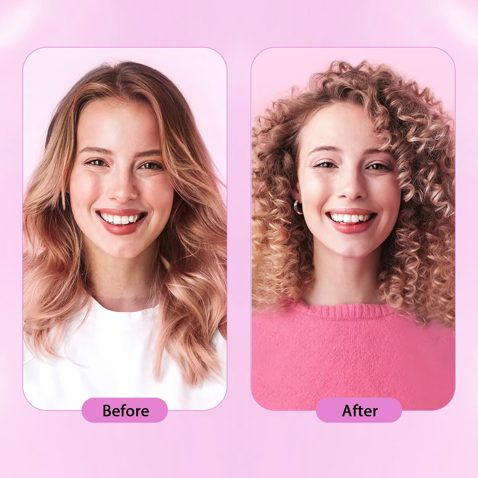 DAN Technology long-lasting hairstyle tool delivers defined curls and waves.