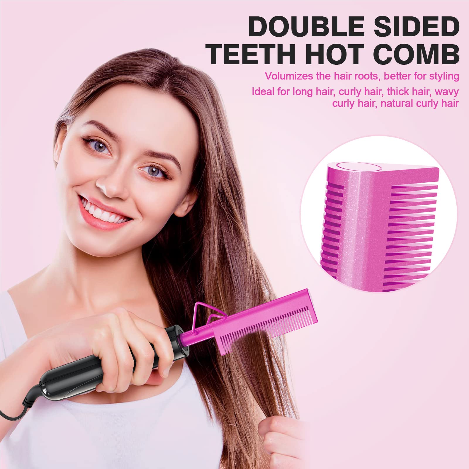 DAN Technology plancha cerámica e iones para brillo y suavidad.