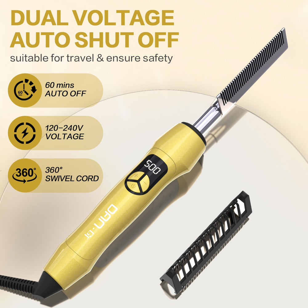 DAN Technology styling on natural hair demonstrates compatibility across textures.