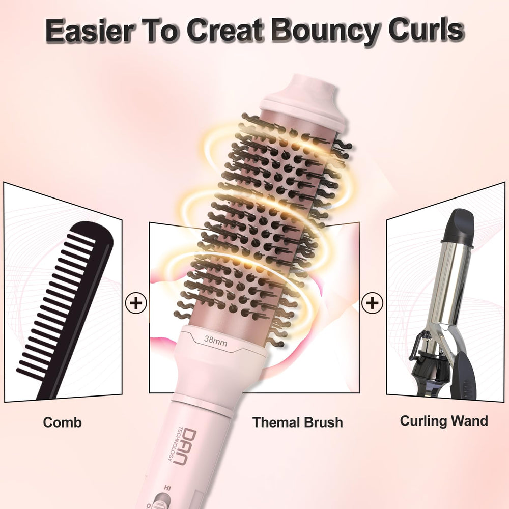DAN Technology Thermal Brush dual-PTC technology speeds styling with consistent heat