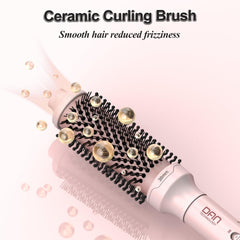 DAN Technology Thermal Brush round-brush action creates fluffy curls or smooth finishes