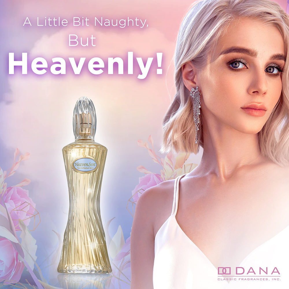 Dana Heaven Sent front label showcasing classic packaging.
