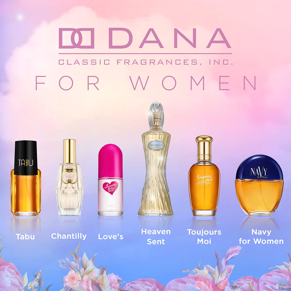 Dana Heaven Sent on store shelf captures timeless oriental-spicy vibe.