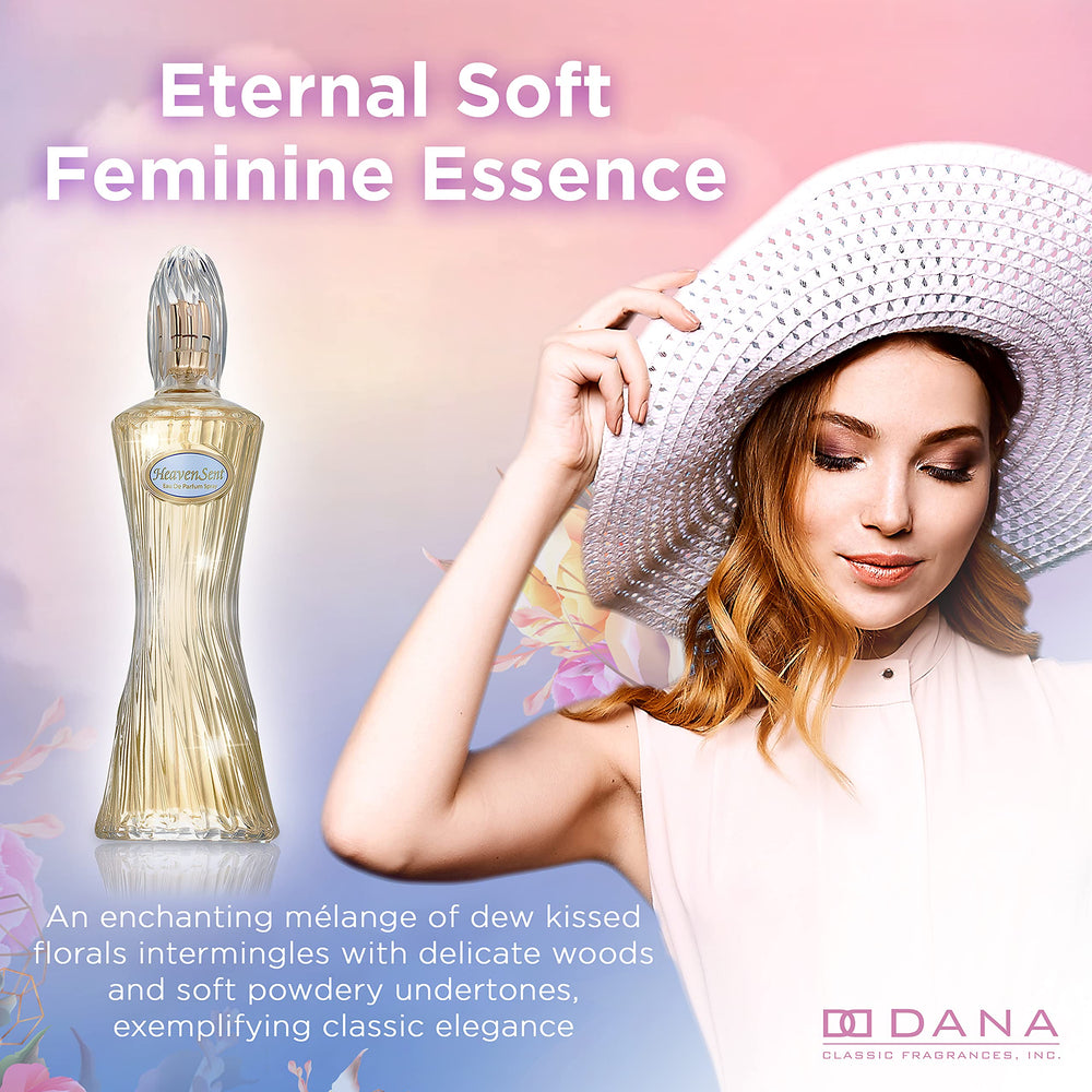 Dana Heaven Sent vanity display with soft lighting for daily glamour.