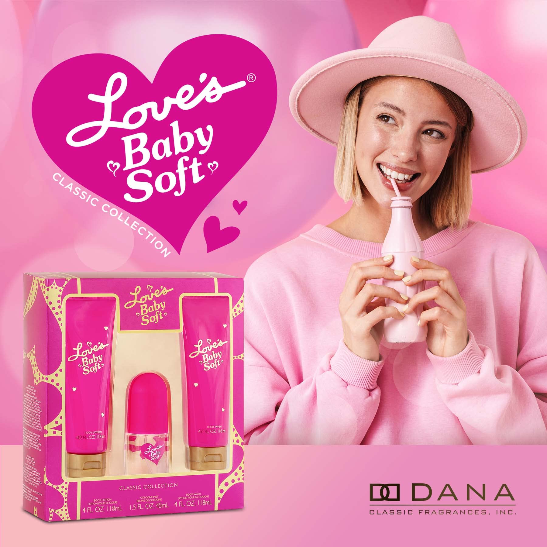 Dana Love's Baby Soft Gift Set unboxed reveals soothing baby care formulas.