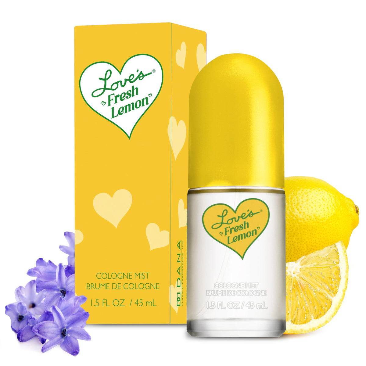 Dana Love's Fresh Lemon bottle front for everyday freshness.