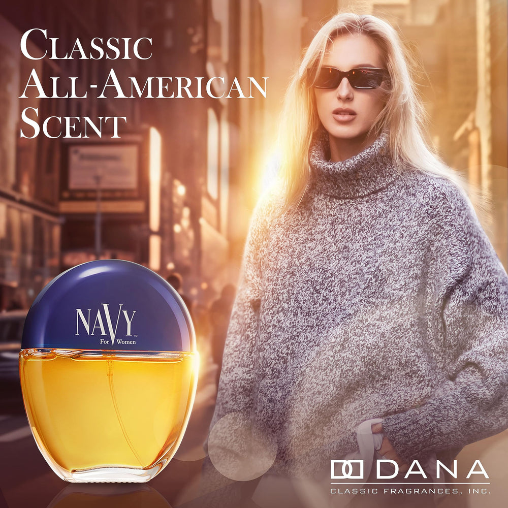Dana Navy Cologne full bottle view for everyday confidence.