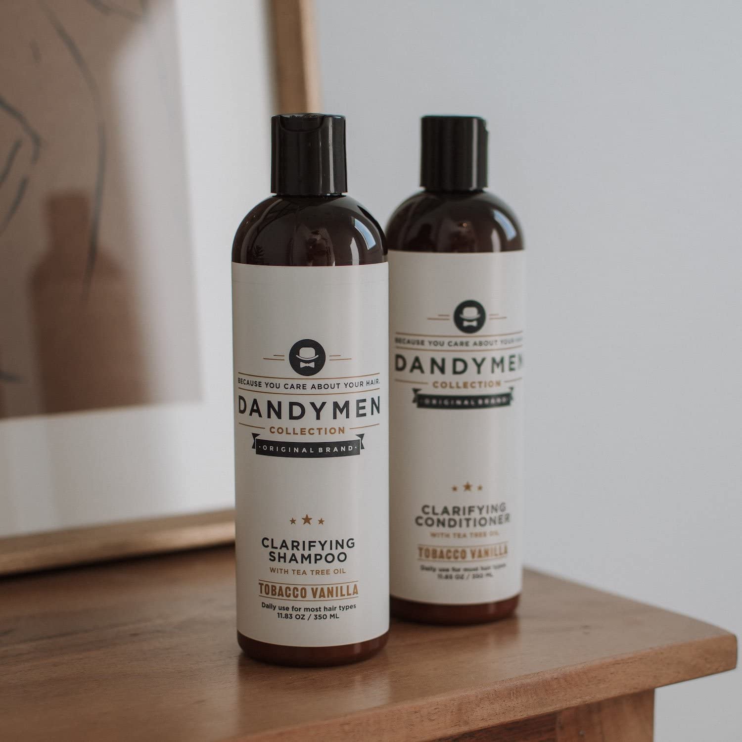 Dandymen Clarifying Shampoo Sulfate Free Label gentle scalp cleansing