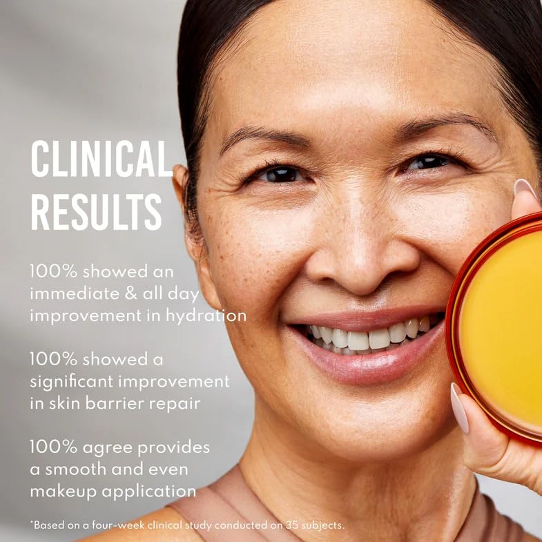 Danessa Myricks Yummy Skin Moisture Repair Squalane swatch demonstrates hydration and dryness protection.