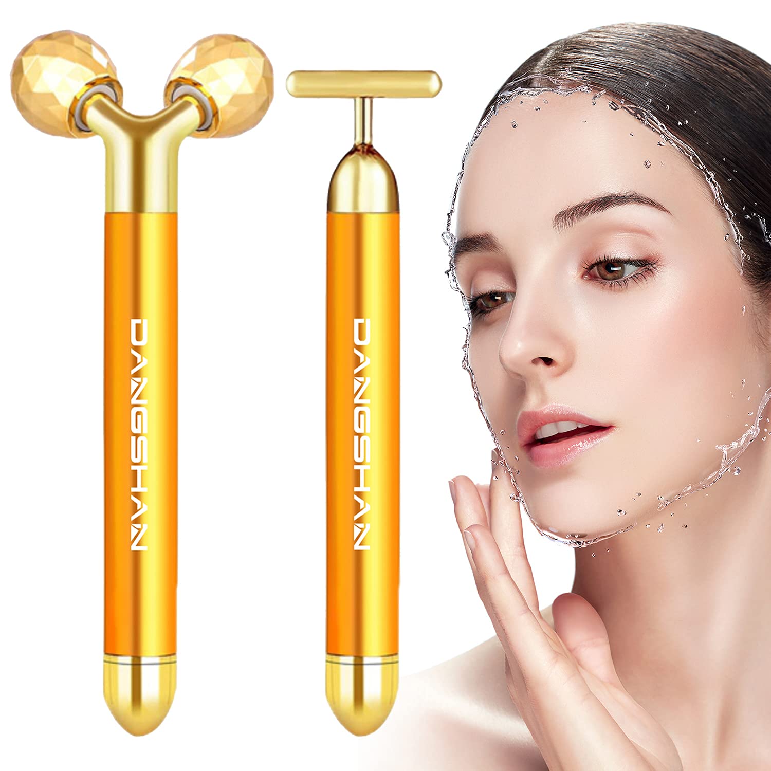 DANGSHAN 2-in-1 massager full device for at-home facial massage and body care.