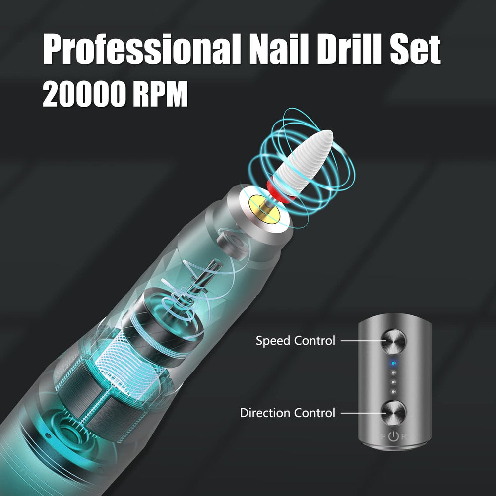 DANNARY portable compact design enables easy storage and travel manicures.