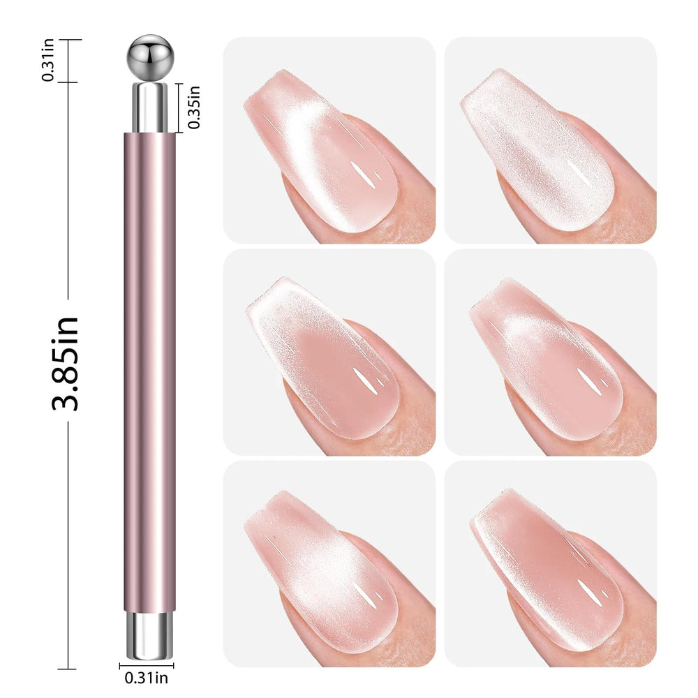 DANNEASY cat eye magnet compact case keeps your tool ready for on-the-go nails