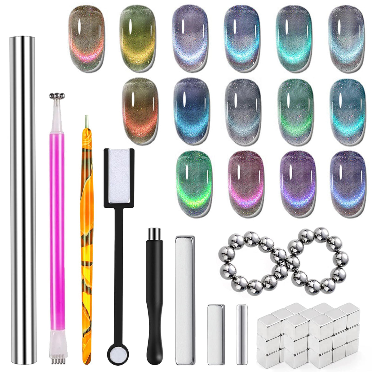 DANNEASY cat eye magnet kit cover for salon or home nail artistry