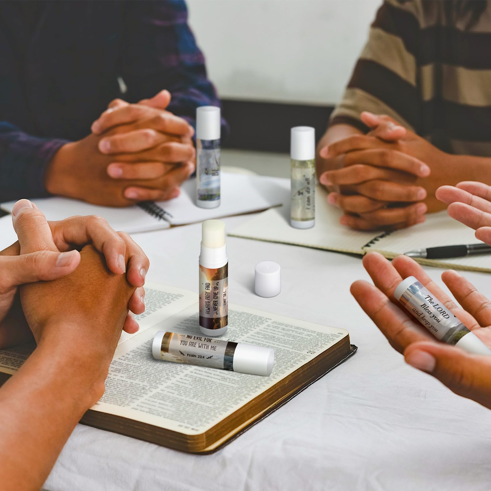 Dansib Christian lip balm gifts for parties, offices, and gatherings.