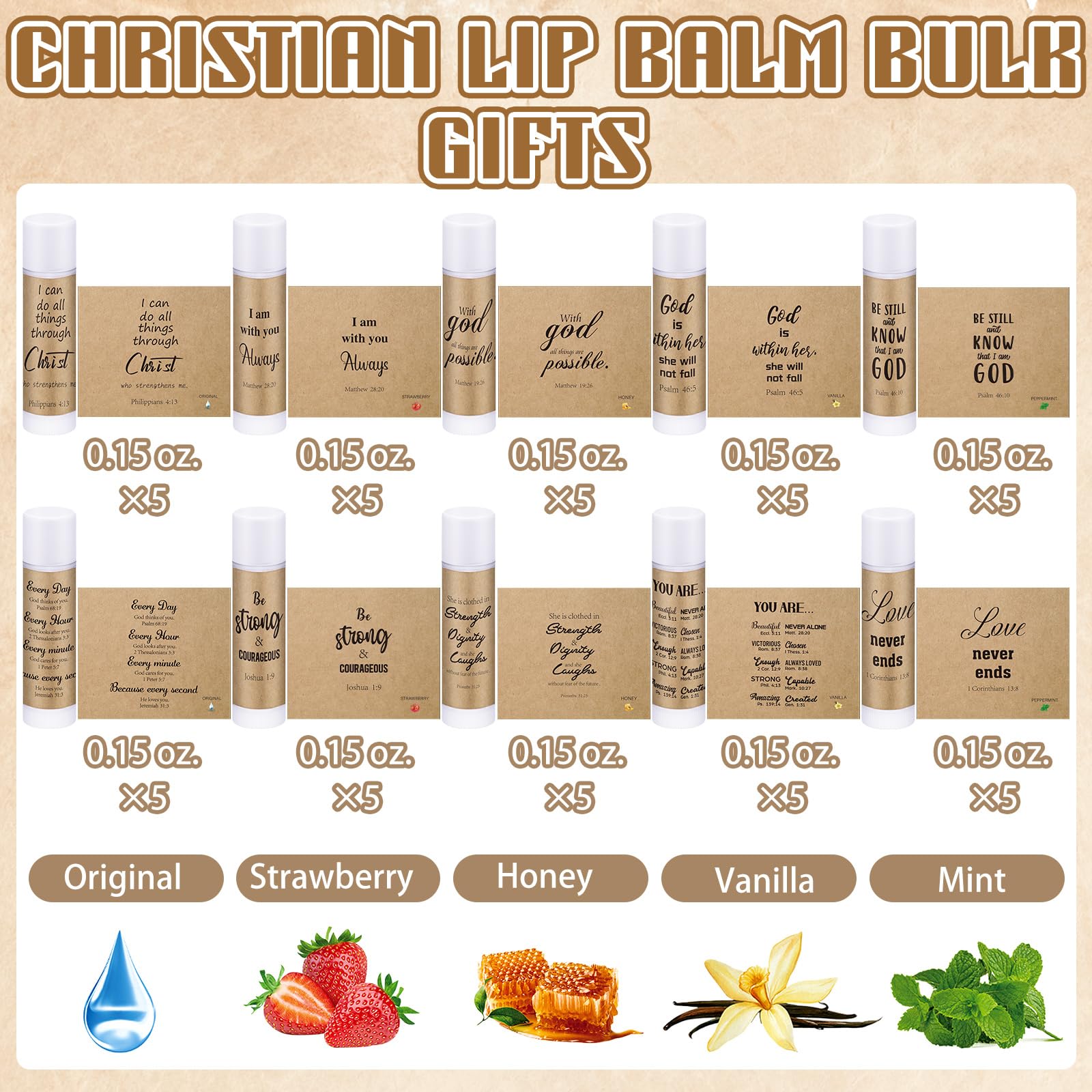 Dansib lip balm size portable image highlights compact 0.15 oz, easy to carry daily.